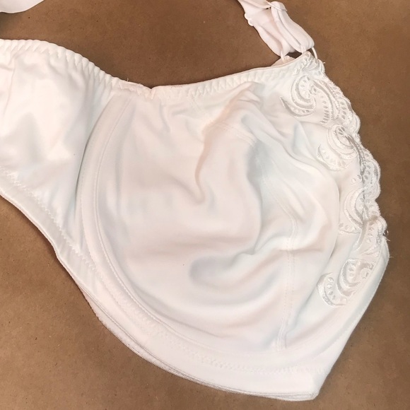 Lilyette White Full Coverage Minimizer Non-Padded Underwire Bra 0417 Size 42D - Picture 11 of 16
